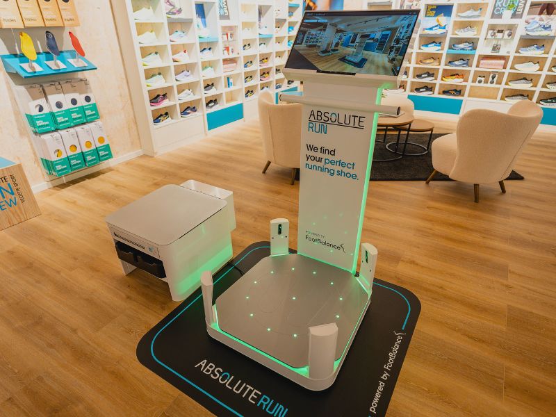 De 3D voetscanner in de winkel