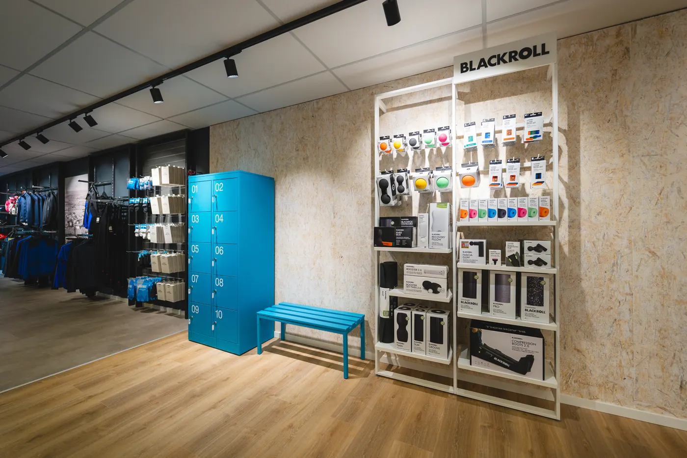 De BLACKROLL-hoek in de winkel aan de Dracht in Heerenveen