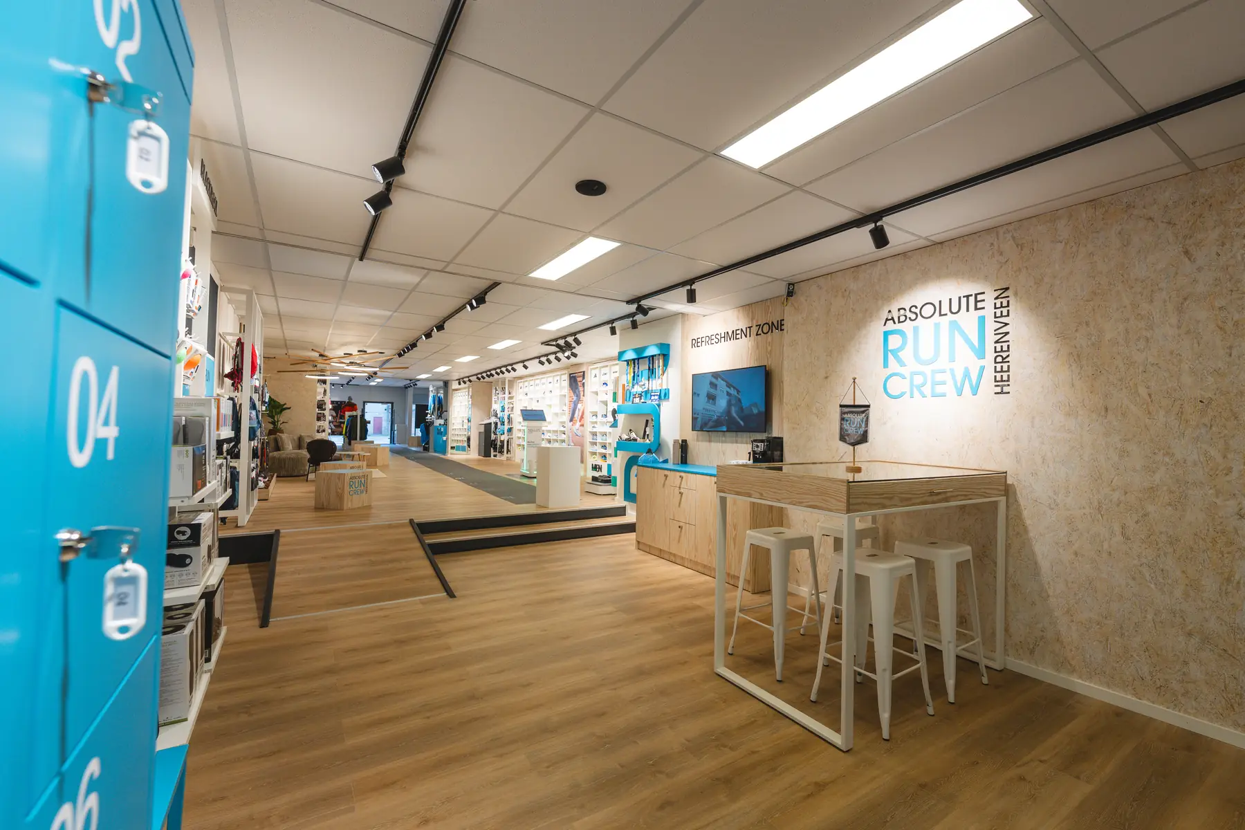 De Refreshment Zone met sportvoeding in Heerenveen